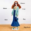 DIY Toys Winter Wear Sweaters Handmade Elegant Coat Fashion Casual Wearing Shirt  For 29~32cm Doll