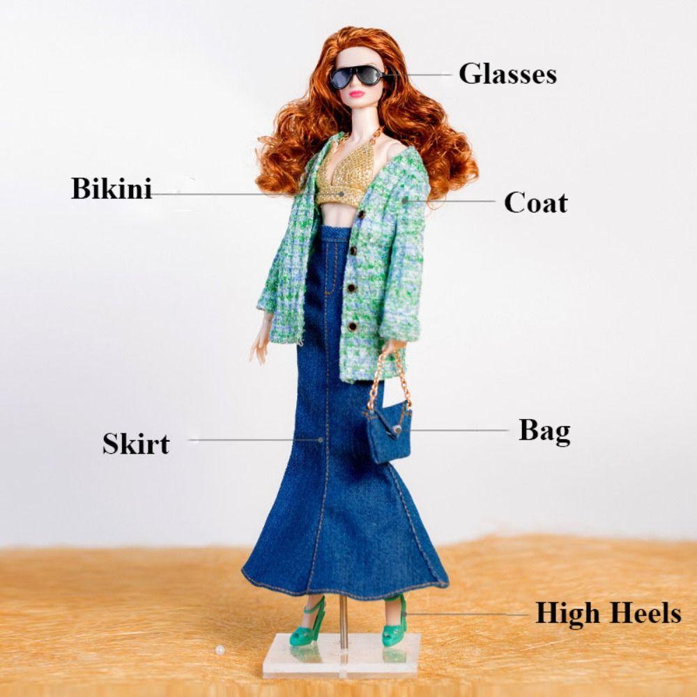 DIY Toys Winter Wear Sweaters Handmade Elegant Coat Fashion Casual Wearing Shirt  For 29~32cm Doll