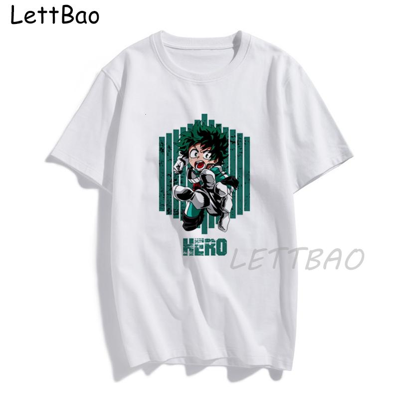 My Hero Academia Anime T Shirt Men Tops Summer Harajuku Short Sleeve Cute T Shirt Japanese