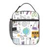 1 шт. Для студентов Контейнер для еды Портативный Карманный На молнии Back To School Алюминиевая фольга Мешочек для еды Для путешествий