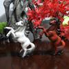 2pcs Horse Statue Resin Standing Battle Horse Home Office Decoration Desktop Decoration Decoration