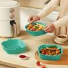 1pc Air Fryer Lined Pan, Air Fryer Basket Bowl, Replacement Parts, Reusable Baking Pan Oven Accessories
