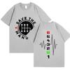 2024 Men's Clothing Save The Manual Tees Double Sided Print T-shirts Funny Men Short Sleeve Tops Round Neck Trendy Streetwear