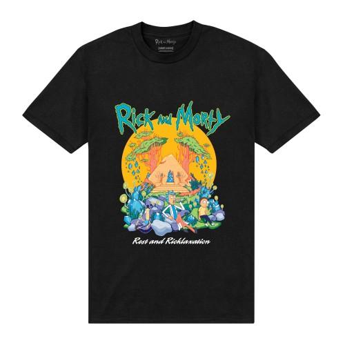 Rick And Morty Футболка унисекс с пирамидой для взрослых