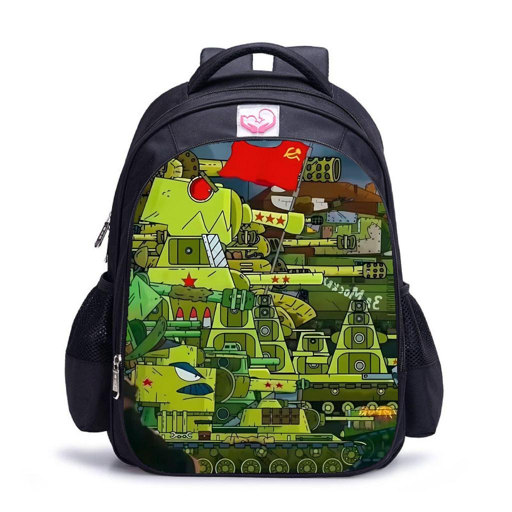 Школьный рюкзак World of Tanks: Вместительный детский повседневный рюкзак, три размера.