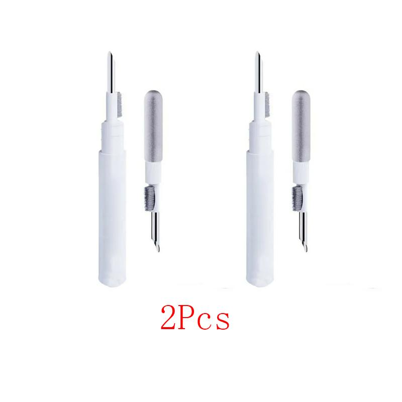 Инструмент для чистки наушников 3 в 1, щетка/губка/металлический наконечник