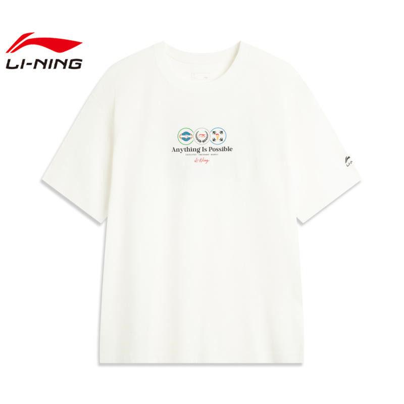 Li-Ning Модная Удобная Спортивная Футболка Мужские топы AHSVE87-2