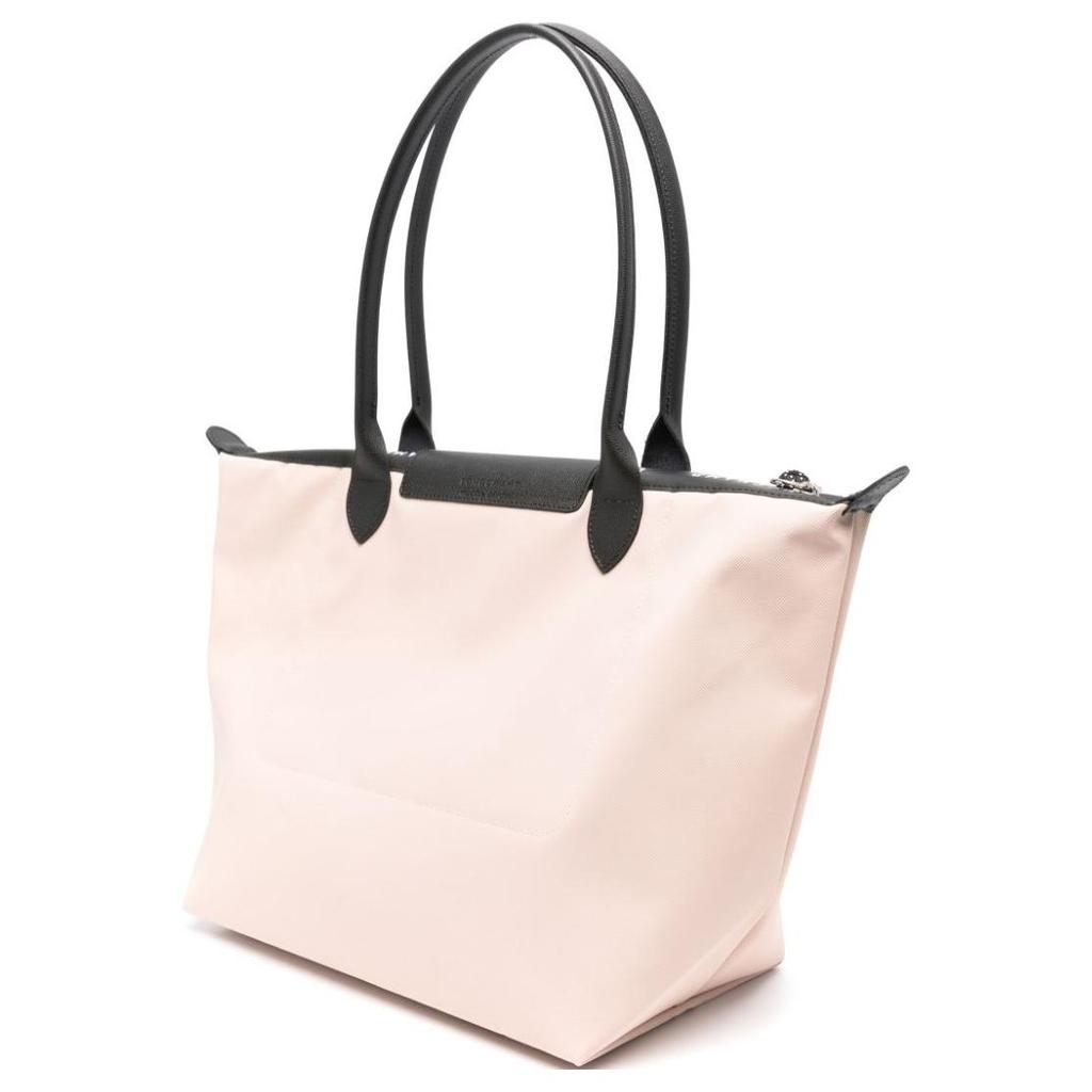 Longchamp Le Pliage Energy Logo Embossed Snap Closure Nylon Canvas Tote Bag Women tote Nude L1899HSR542