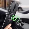 KEYSION Shockproof Armor Case For OPPO A9 2020 A11X Stand Holder Car Ring  Silicone Phone Back Cover