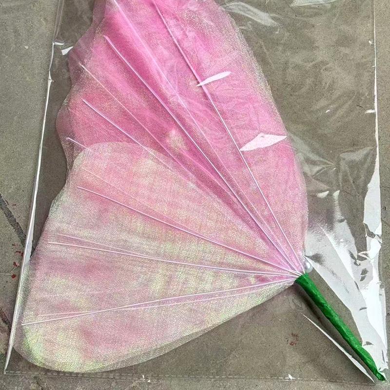 1PC Iridescent Butterfly Wall Decor Shop Window Display Art Butterfly Ornaments 3D Simulation 50cm