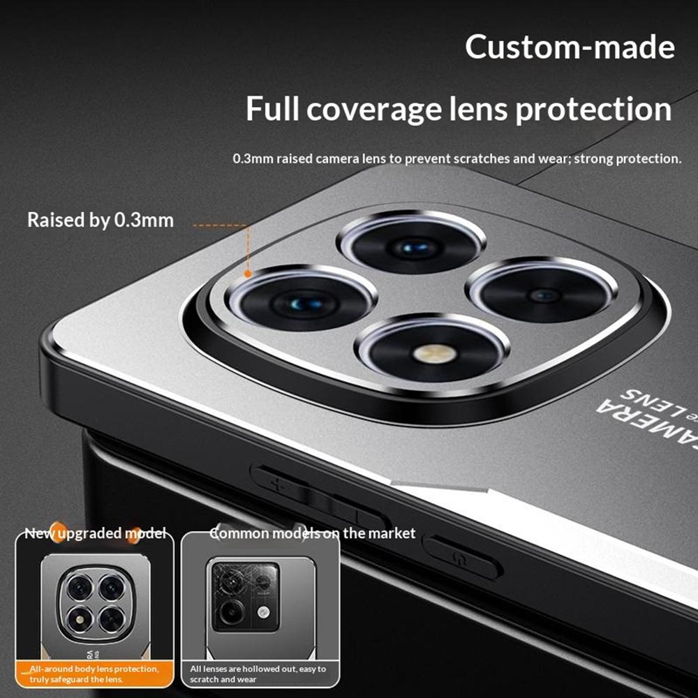 Для Xiaomi Redmi Note 15 Pro 4G (Глобальный) Чехол для телефона из алюминиевого сплава TPU PC задняя крышка