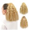 Синтетический хвостик XINRAN, короткие волосы, светлые, странные, вьющиеся, вьющиеся, в стиле афро, пучок для волос для женщин, наращивание волос на заколке