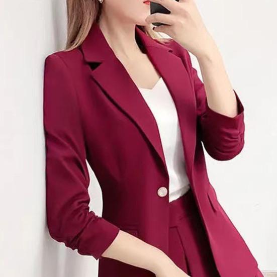 2 шт./комплект пальто юбка комплект женский весна осень лацкан длинный рукав одна пуговица костюм пальто плиссированное мини