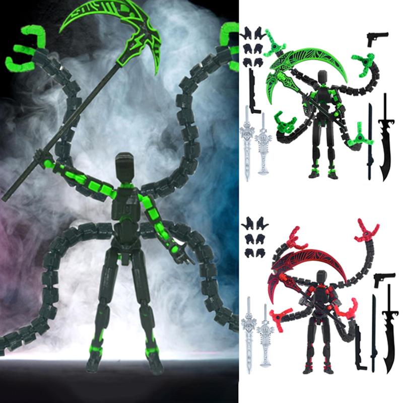 Фигурка Titan 13, 3D-печатный многосочлененный подвижный робот T13 с полной артикуляцией Фигурка Lucky 13 Nova 13 Action