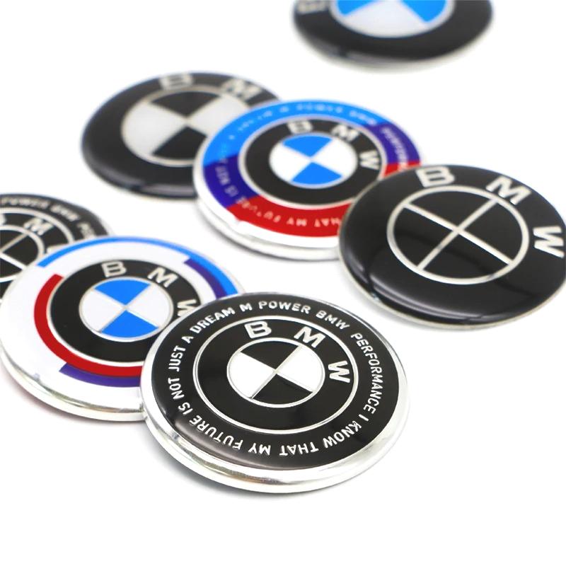 GTJK9 Car Emblem Steering Wheel Decoration Badge Sticker Logo Accessories For BMW M Logo G80 E84 F48 G01 G11 X1 X2 X3 X4 X5 X6 G07 G86