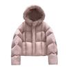 Down Jacket Women's New Korean Version Short Hooded Bread Jacket Thick Coat