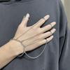 Punk Open Conjoined Index Finger Ring Selling Personalized Disco Party Chain Combination Ring