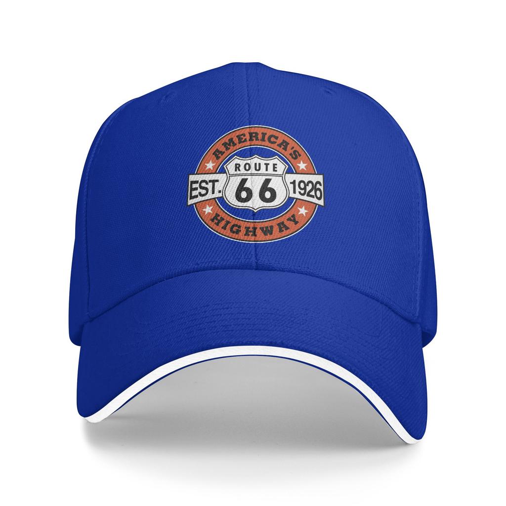 Персонализированная Бейсболка Route 66 Дорога Америки Хип-Хоп WoУнисекс Унисекс Регулируемая Кепка Папы Летние Кепки Snapback