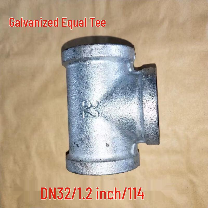 Jieke Galvanized Steel Threaded T-Pipe Fitting