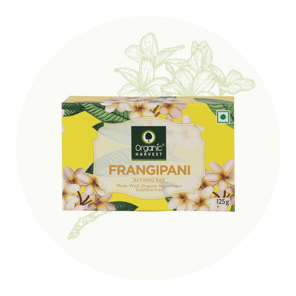 Organic Harvest Батончик для купания Франжипани-125 г