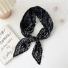 Модный декоративный шарф, повязка для волос, резинка для волос 70, маленький квадратный шарф, шелковый шарф, женский весенне-осенний универсальный маленький шарф, профессиональный шарф