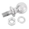 Steel + Chrome Hitch Ball, Hitch Ball Kit 1-7/8" Diameter Chrome Hex Nut Hitch