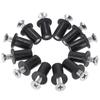 12 PCS M5 Motorcycle Universal Windscreen Screws Windscreen Fixing Nut Rubber Nut Honda