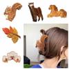 Cartoon Acrylic Claw Clip Leaf Large Shark Clip Fashion Animal Hair Claw  Ladies