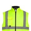 Yoko Mens Plain Hi-Vis Body Warmer