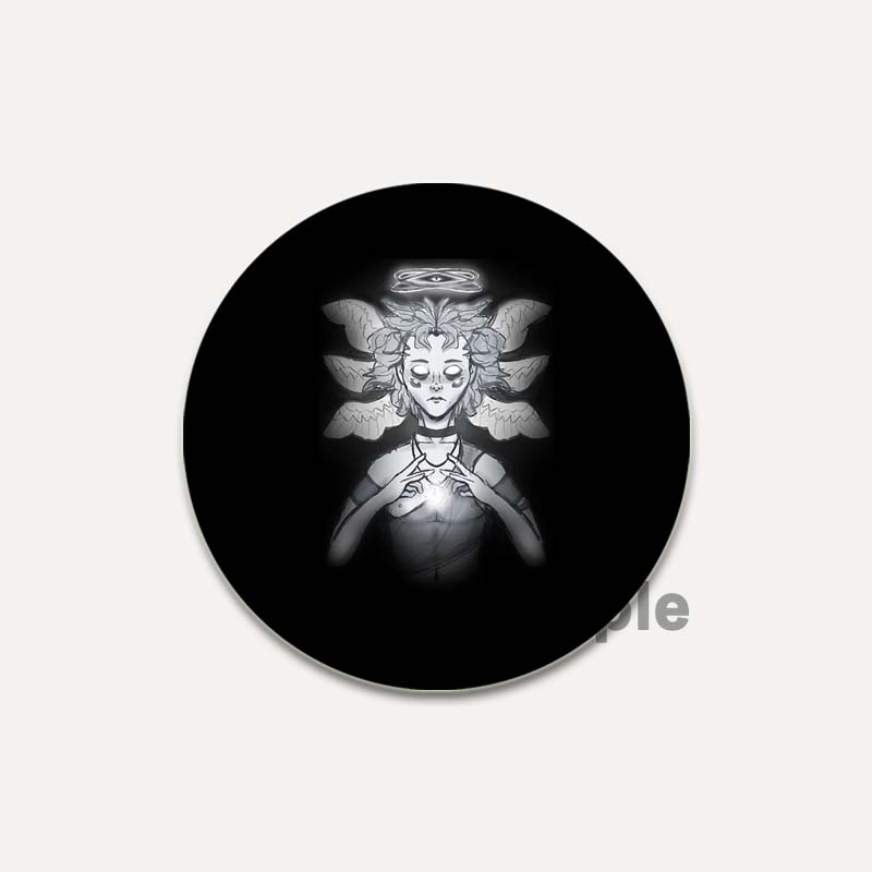 32/44/58 мм Король обезьян/Сунь Укун круглые булавки мультфильм Темный ангел/череп брошь индивидуальный значок ручной работы красивые аксессуары ювелирные изделия подарки