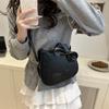 In Stock, New One-shoulder Messenger Women's Bag, High-end Textured Pendant, Simple and Cute Girl Pink Cartoon Bag In Summer.