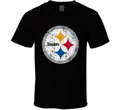 Потрепанная футболка Pittsburgh Steelers