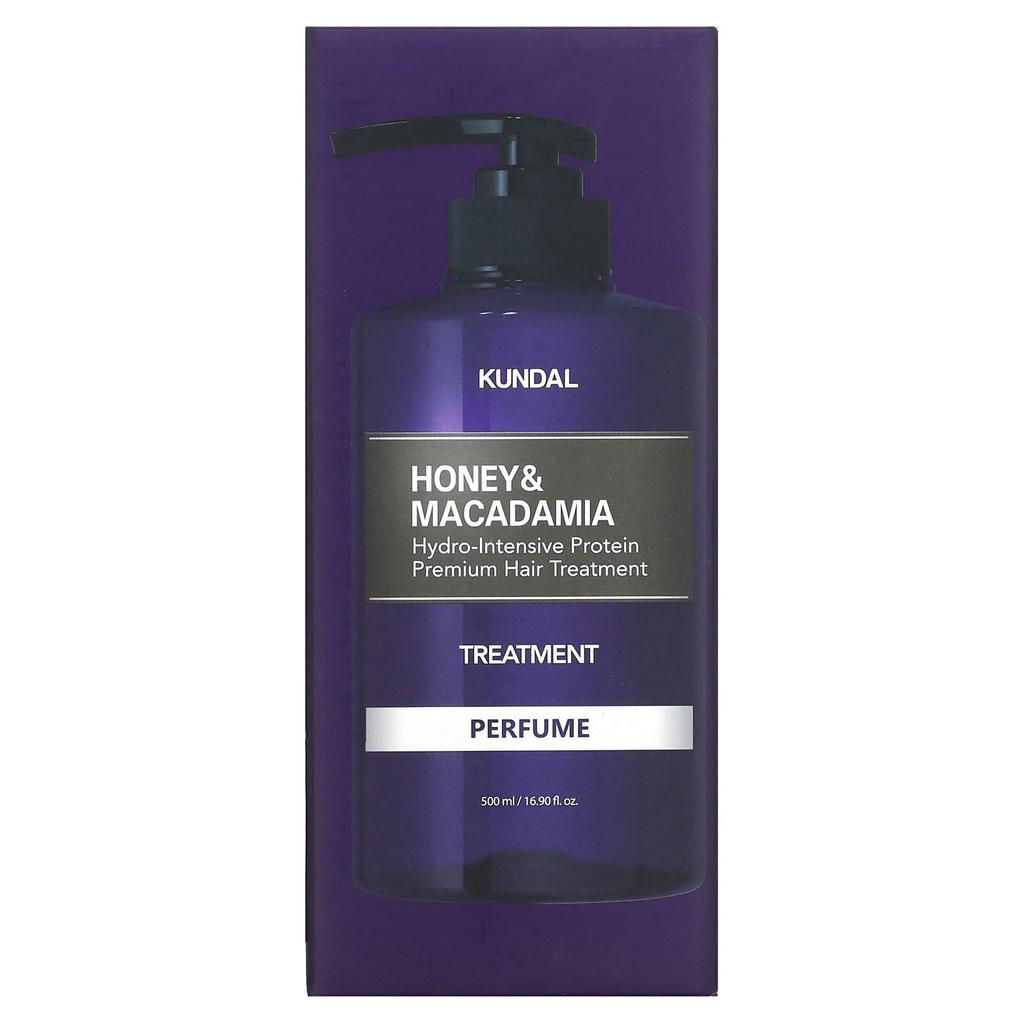 KUNDAL Мед и макадамия, уход, белый мускус, 16,9 жидких унций (500 мл)