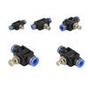 4mm 6mm 8mm 10mm 12mm Pipe Interface Adjustable Water Flow Speed Control Tee Valve Garden Irrigation Water Pipe Switch