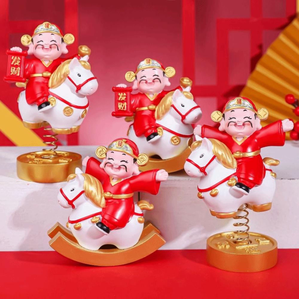 Year of The Horse 2026 Horse Year Figurines Resin Horse Statue Office Decoration