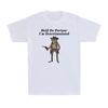 Hold On Partner I'm Overstimulated Western Cowboy Frog Vintage Men's T-Shirt