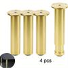 4pcs Adjustable Sofa Legs Metal Modern Furniture Legs for Cabinet Couch Dresser Closet Height Round Sofa Bed Legs Basic