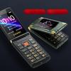 Кнопочный Трехзащищенный Электрический Хулиган Двухэкранный Флип-чехол Крупный шрифт Мобильный телефон для пожилых Функциональный телефон Студенческий Запасной