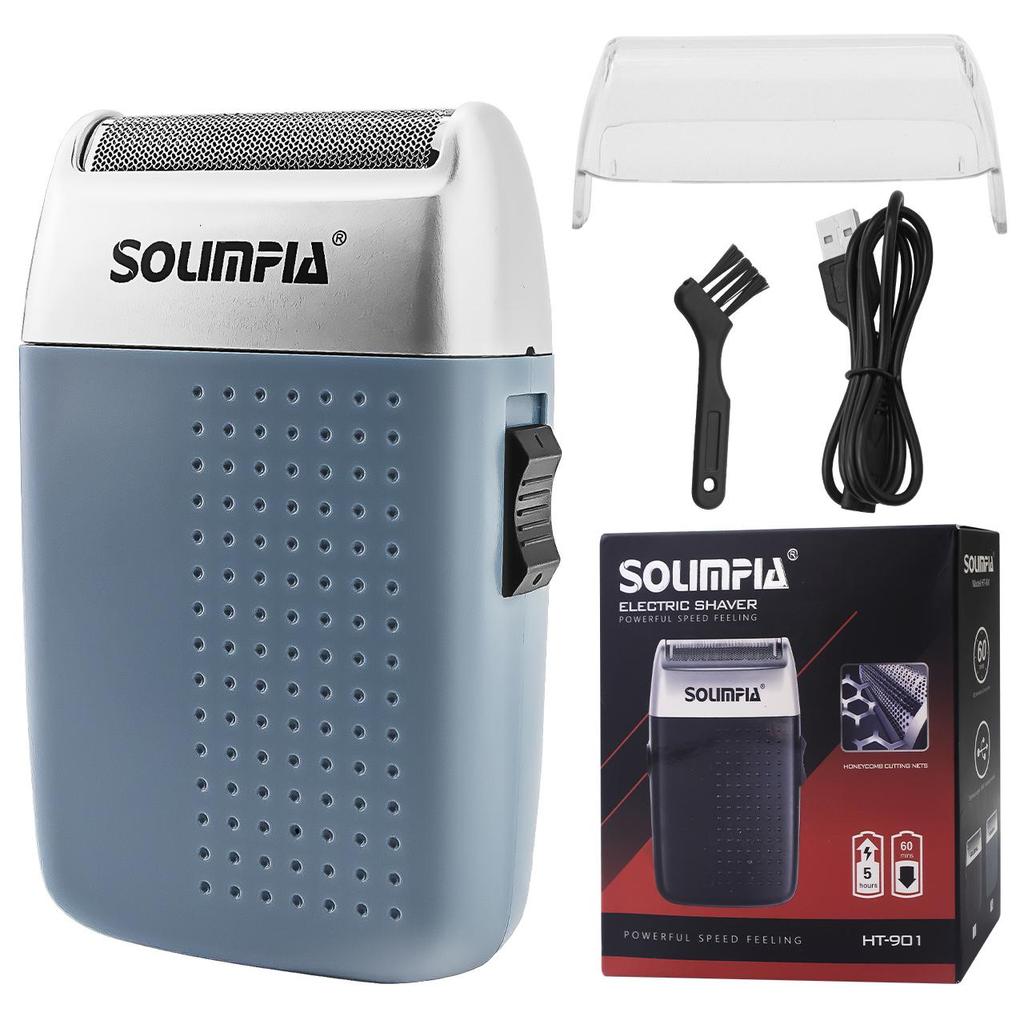 Аккумуляторная бритва SOLIMPIA Professional Series Shaper Trimmer Сеточная бритва Ultra-Glass Shave