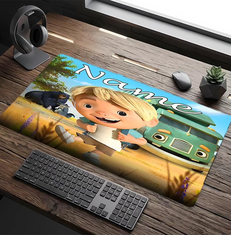 Customizable Name Trash Truck Pattern Gaming Mouse Pad-Non Slip Rubber Base,Perfect Gamers,Esports,Ideal Gift Gaming Enthusiasts