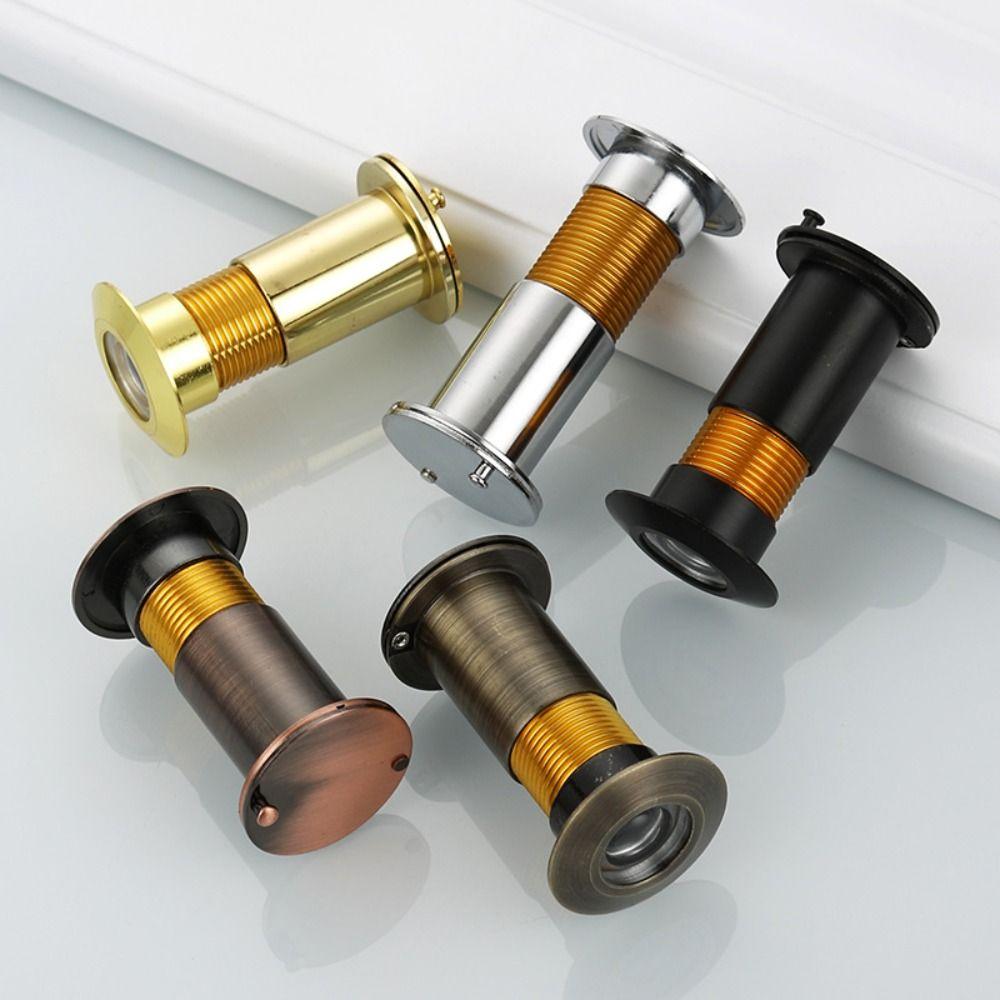 Глазок Противоскользящий HD Кошачий глаз Защита от взлома Защита от подглядывания Дверной глазок Безопасность Утолщенный 16 мм 26 мм Диаметр трубы Скрытые кошачьи глазки Женщины