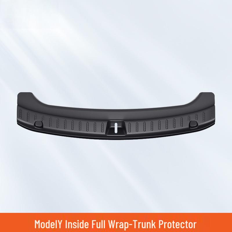 Защита багажника Tesla Model Y и защита порога задней двери из углеродного волокна