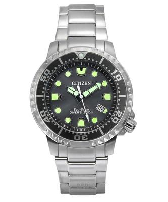 Promaster Dive Eco-Drive Нержавеющая сталь Серый циферблат Дайверские часы BN0167-50H 200M Мужские