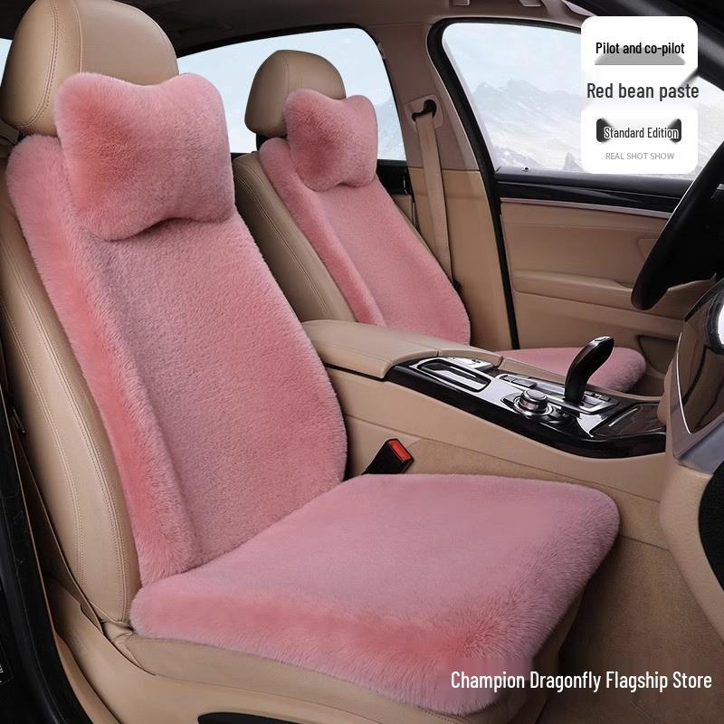 Плюшевая зимняя подушка на сиденье автомобиля для Volkswagen Jetta, Bora, Lavida, Sagitar, Santana, Passat