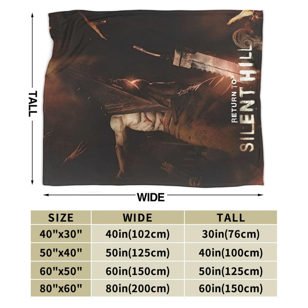 Плед Флис Silent Hill Расслабляющий Легкий Тонкий Плед Для Дома Покрывало