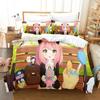 Anime SPY×FAMILY Bedding Set Anya Forger Printed With Pillowcase Bed Duvet Cover Soft Queen King Size Bedclothes Home For Gifts