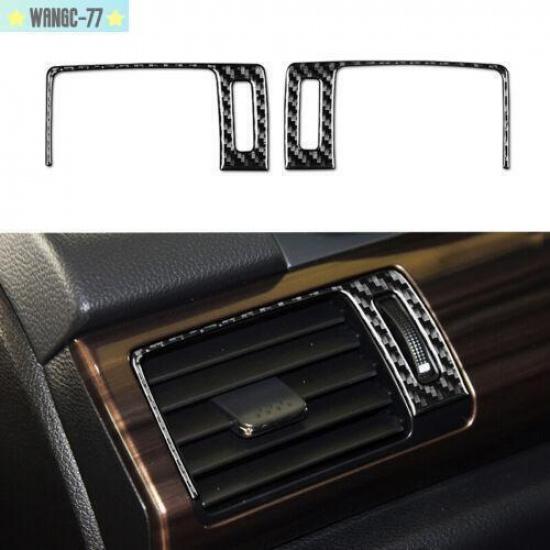 Carbon Fiber Car Air Vent Outlet Cover Trim For 2014-2017 Honda Accord New