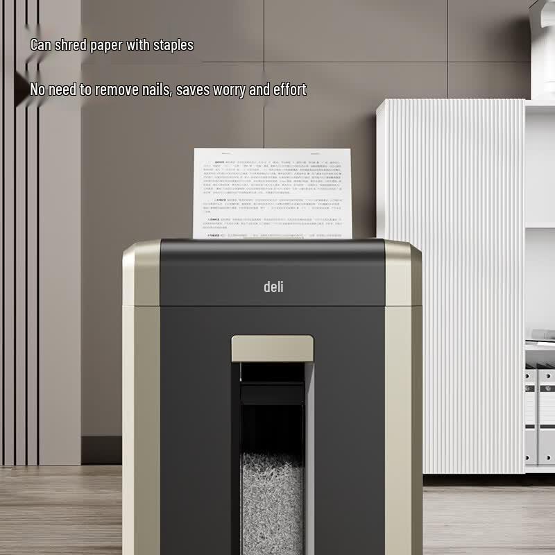 Deli GA701 Paper Shredder CN plug (adapter included)