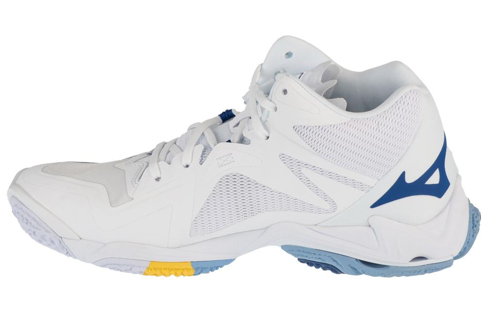 Mizuno Wave Lightning Z8 Mid, Unisex White Volleyball Shoes