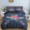 Dreamcatcher Bedding Set Feather Pattern Duvet Cover Comforter Covers Single Twin King Size Quilt Cover With Pillowcase 2/3Pcs
